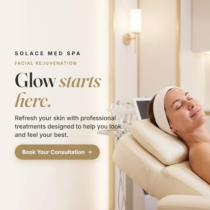 Solace Med Spa static ad: Skin Rejuvenation Facial
