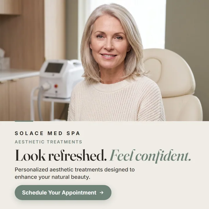 Solace Med Spa static ad: Aesthetic Treatments