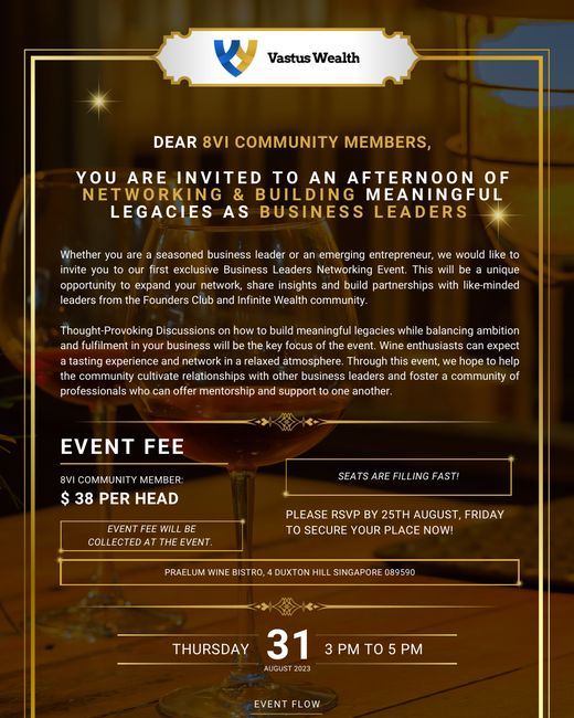 Networking and building meaningful legacies