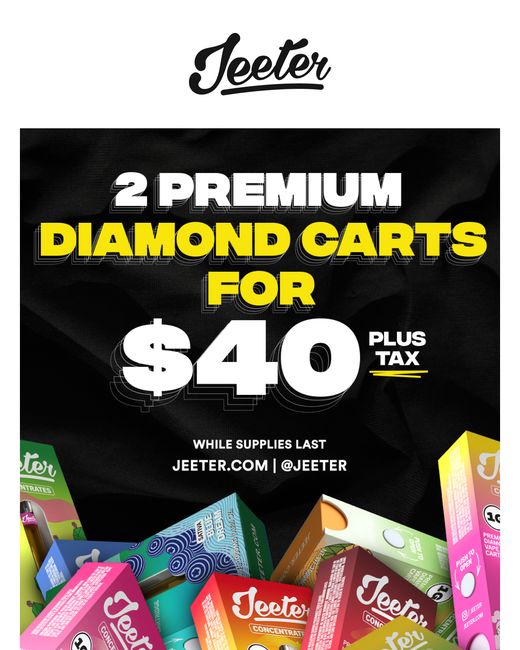 2 premium diamond carts for $40