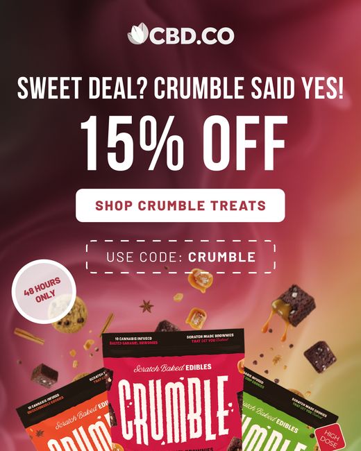 Sweet deal? Crumble said yes: 15% off