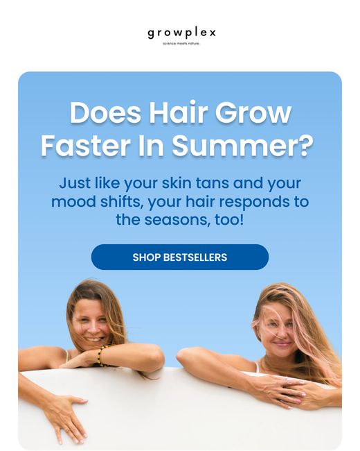 Does hair grow faster in summer?