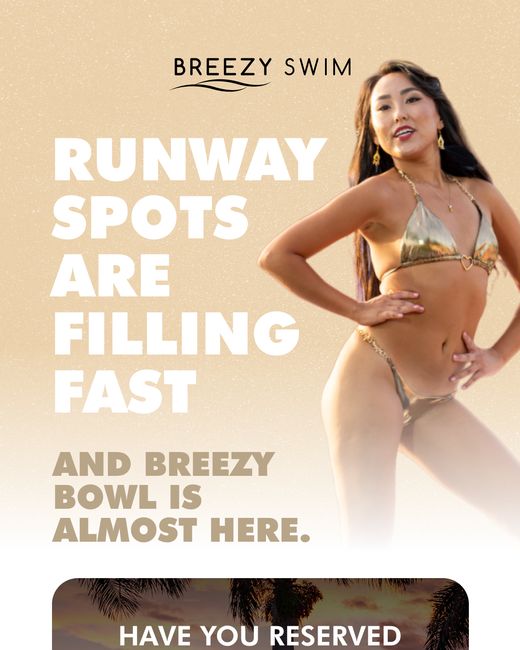 Runway spots are filling fast
