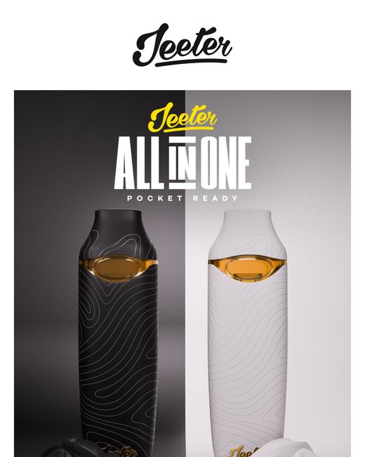 Introducing Jeeter All-In-One pocket-ready vapes