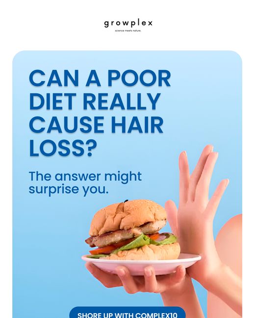 Can a poor diet really cause hair loss?