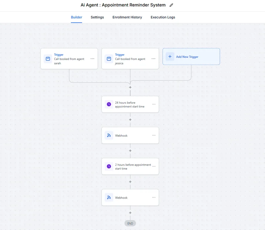 AI agent appointment reminder system