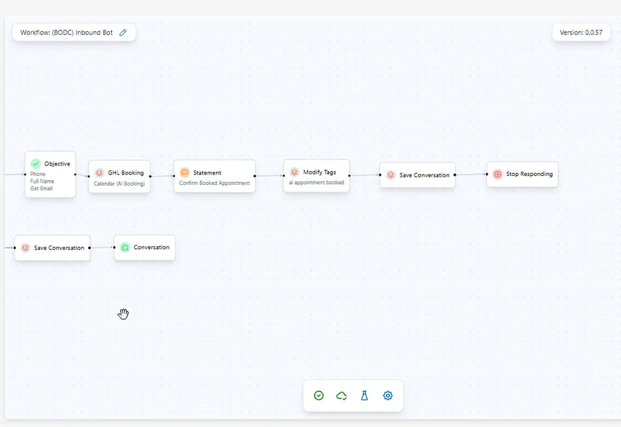 Investor inbound bot · AI booking and hand-off