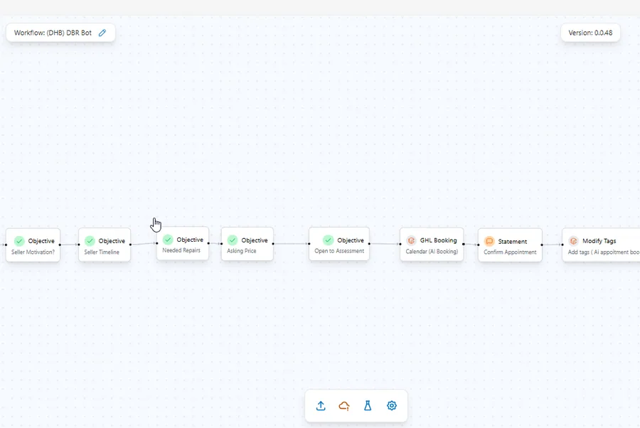 Seller reactivation bot, investor client A · motivation, timeline and booking